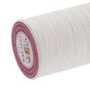 2 Roll Round Braided Polyester Waxed Threads for Leather Bags Luggage Sewing
