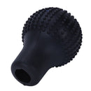 Car Vehicle Round Black Silicone Nonslip Lever Gear Shift Knob Cover P2J9