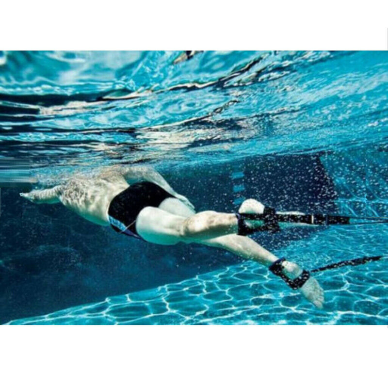 Bungee Swim Trainer Belt Set Ankle Strap Belt Training Aid Harness Supplies