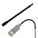 27cm Flexible Metal Tube 1/4" Adapter Screw Light Stand Extension Arm Tripod  Hn