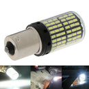 1x White 1156 7506 P21W BA15S LED 3014 144SMD Car Turn Signal Light BulbsSA3C