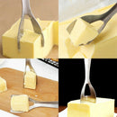Stainless Steel Cheese Slicer Butter Cutter Grater for Dessert Cake Cutting