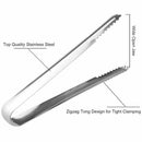 Ice Scoop and Ice Tongs (3 Pack), Stainless Steel Serving Tongs and Food Sc W4L2