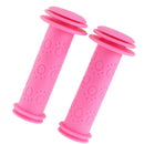 Mountain Bike Rubber Handle Grips Bar Grips Cover for Children Bike Rose Red