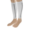 1 Pair Shin Splints Wrap Leg Support Brace Calf Compression Sleeves White