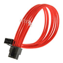 8-Pin ATX CPU ATX Red Sleeve 30CM Extension Cord Shalkds 2 Cable Comb d LJS
