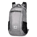 20L Foldable Shoulder Backpack Ultra Light Waterproof Travel Bag (Grey)