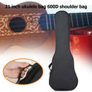 1pc 21 inch Ukulele Soft Case Cover 600D Oxford Waterproof Storage Bag Black