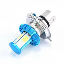 H4 9003 HB2 3030 LED Headlight High Low Beam Bulb Kit 6000K White 12W 1200LM
