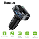 Baseus Lcd Display Fm Transmitter Car Charger Dual Usb Phone Charger Handsf L2K2