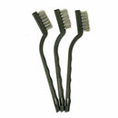 1pc Black Steel Small Brush Cleaning Brushes Wire Spark Wheel Rust Scrub ni E9K4
