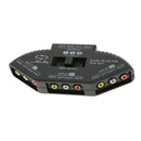 3 in 1 Input AV Audio video switcher Audio Video Output Selector w/ AV Cable