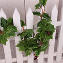 2Pcs 8.2ft Long Artificial Grape Leaf Garland Hanging Ivy Garland Ivy Leaf