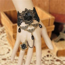 Hot Black Women Gothic Lace Bracelet Bangle Retro Jewelry Women Prom HF BX