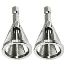 2pcs Metal Deburring External Chamfer Tool Stainless Steel Remove Burr Drill Bit