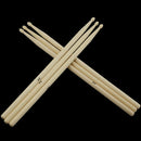 1Pair 5A Maple Drum Sticks Wood Wooden Tip Band Musical Instrument Drumsticks OZ