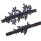 2pcs Wedding Garters Black Lace Floral Sexy Garters Bride Bridal Leg GarterSJA%x