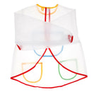 Children Kids Waterproof Long Sleeve 3 Roomy Pocket Painting Cooking Apron Smock