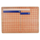 Montessori Educational Beechwood Addition and Subtraction Board Family Set
