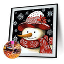 5D DIY Full Round Drill Diamond Painting Snowman Cross Stitch Art (LG334)