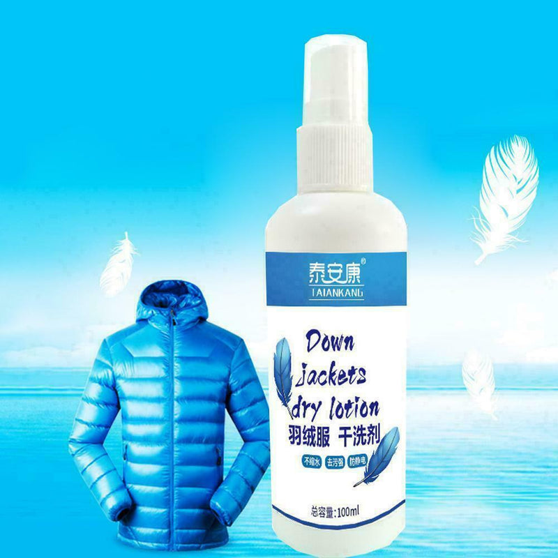 100ml Waterless Clothing Cleansing Foam Home Supplies X6R8