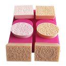 6 Cavity Rectangle Oval Silicone Soap Mold Handmade Soap Making CraftsB Ew