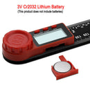 3X(1Pcs Angle Ruler Digital Display Angle Protractor Digital Display Card B