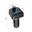 2018 New X1 Car Bluetooth Hands-free FM Transmitter USB Charger MP3 Music P E8S2