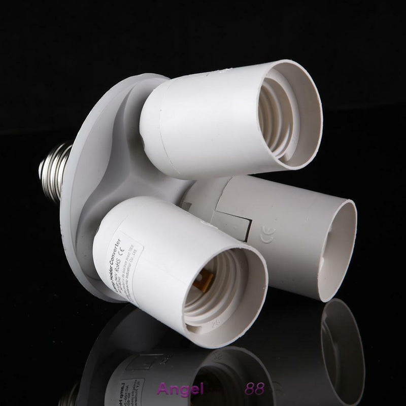 3/4 in1E27 Base Socket Splitter Light Lamp Bulb Adapter(E27-3E27)