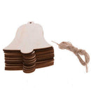 10pcs Wooden Hanging Pendants Christmas Tree Ornaments Home Decoration (Chr