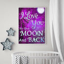 5D DIY Full Drill Diamond Painting Purple Love Cross Stitch Embroidery Set A