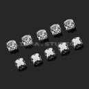 3mm 200pcs Charm Sparkle Clear Crystal Rhinestones Sew on Craft Dress Making New