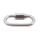 Stainless Steel Screw Gate Rock Lock Climbing Gear Carabiner 4MM S2Z4