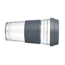 Portable Plastic Insulated Tumbler Cup For Coffee, Tea, Chocolate Gray