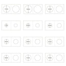 100pcs 2x2 COIN COLLECTING HOLDERS STORAGE CASE