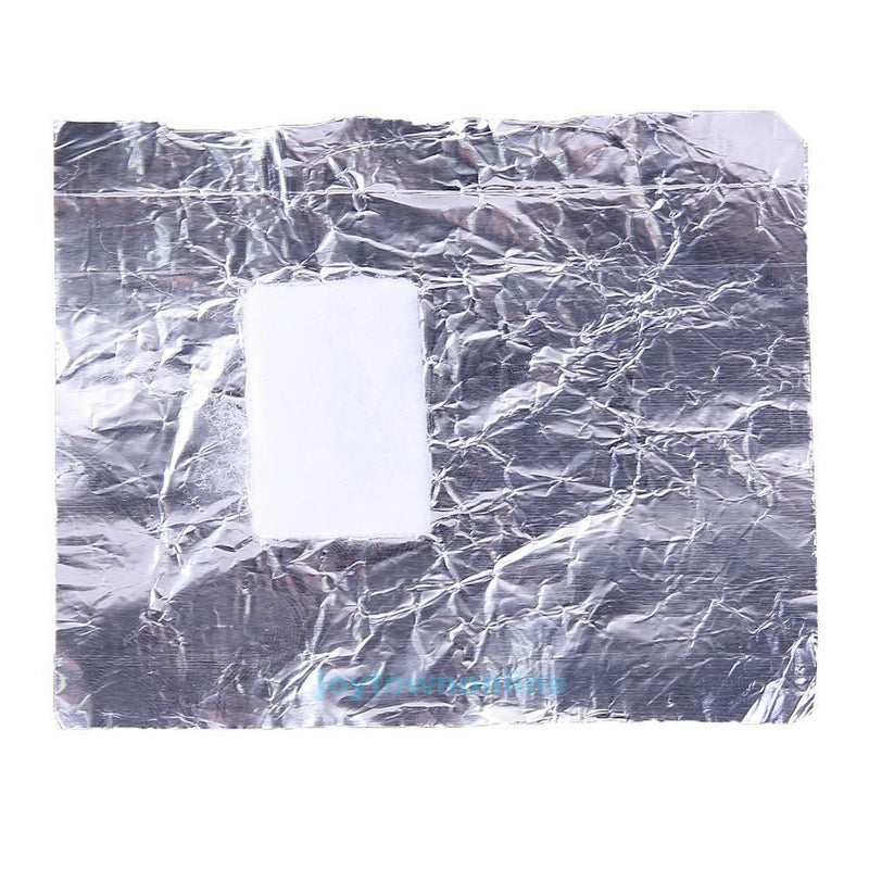 100pcs Aluminium Foil Nail Art Soak Off Acrylic Gel Removal Wraps Remover