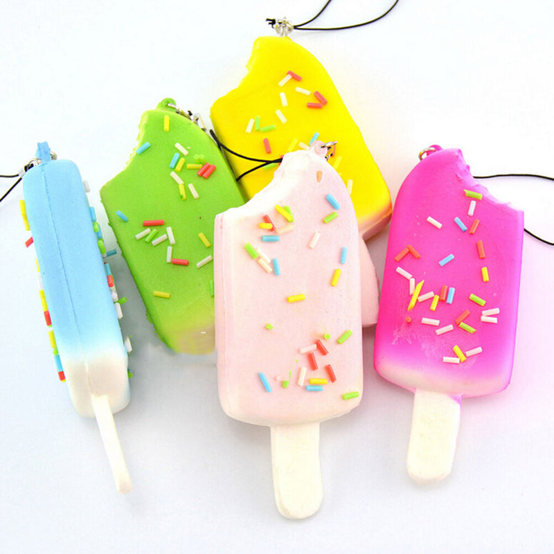 Sprinkles  sicle Phone Straps Soft Bread Scented Key Chains Giftsã€NME
