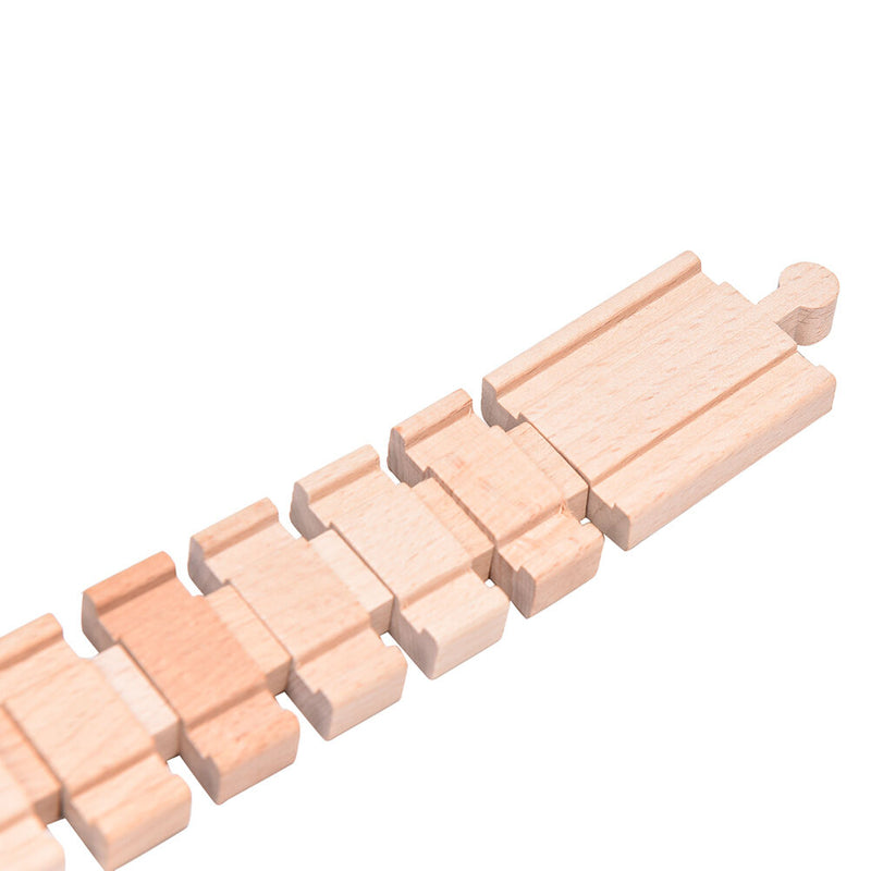 Wooden Deformation Track Railway Accessories Compatible All Major Brands Best ME