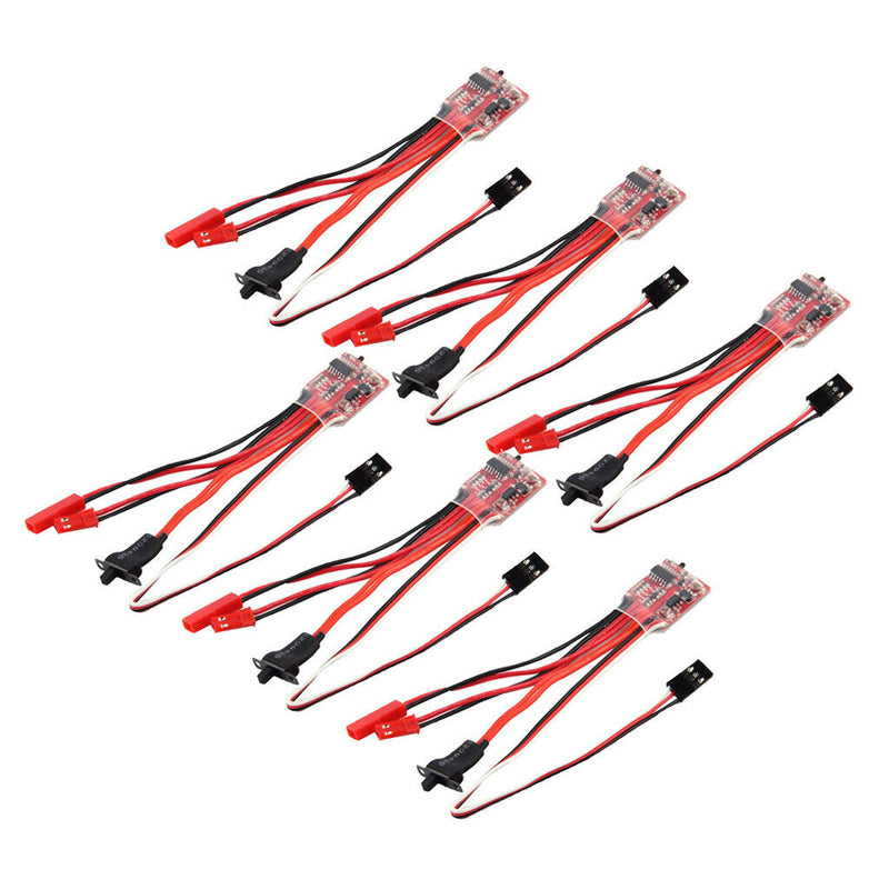 6pcs Dual Way Brush ESC For RC Car Boat Parts Accessories Without Brake