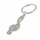 1 Novelty Musical Symbols Note Metal Keychain Keyring Key Ring Chain Keyfob Gift