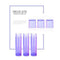 10pcs Purple Lipstick Empty Tube Wax Tube Lipstick DIY Lipstick Tube Cosmet U6A1