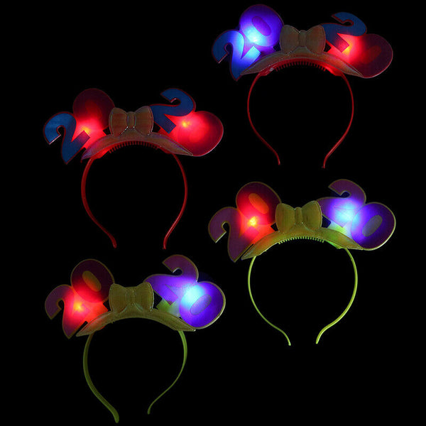 2020 Flashing Led Luminous Light Up Gift Glowing Headband years eve part@