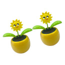 2x Solar Power Dancing Flower  Flower Home Car Decor Gift NEW
