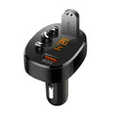 Car U Disk FM Bluetooth Receiver MP3 Player Fast Charge USB Flash Drive Charger