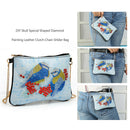 DIY Bird Special Shaped Diamond Painting Women Leather Chain Shoulder Bags