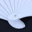 Gorgeous Handle Fan-Summer Wedding Accessories & Display, White