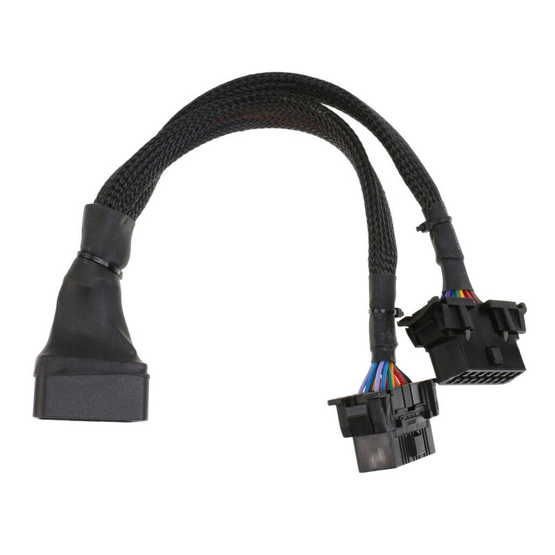 1 To 2  16 Pin Male To Female Y Splitter Extension Cable Adapter