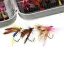 32pcs Fly Fishing Lure Artificial Insect Bait Trout hooks Tackle with Case