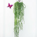 8x Artificial Plastic Flowers Hanging Plant for Garden Wedding Yard Decor