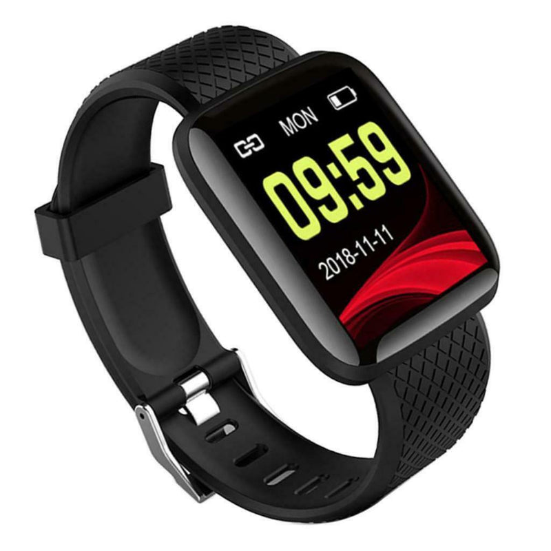Bluetooth Smartwatch Fitness Tracker With Pedometer And Heart Rate Monitor Smart